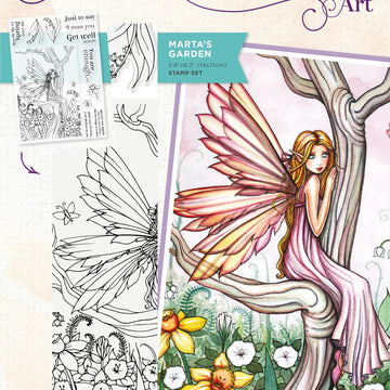 Crafter's Companion Photopolymer Stamps By Molly Harrison - Martais Garden