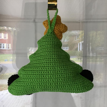 Whimsical Christmas Tree Pillow