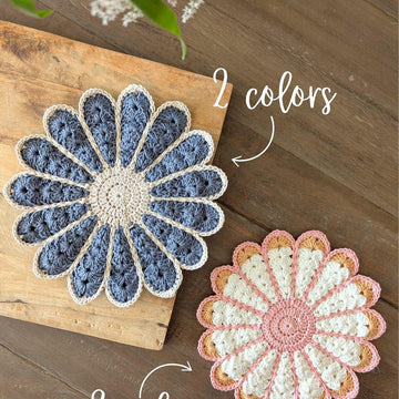 Vintage Flower Potholder