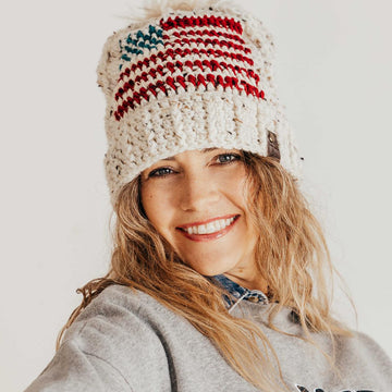 America Proud Slouchy Beanie