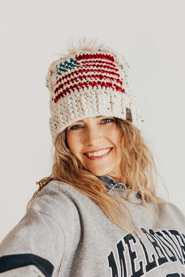 America Proud Slouchy Beanie
