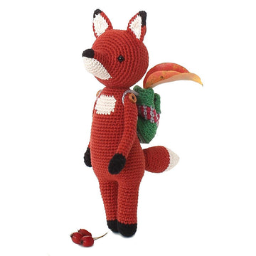 Teddington the Fox amigurumi