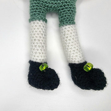 Crochet Christmas Elf Wreath
