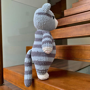 Tabby Cat Amigurumi Doll Plushie