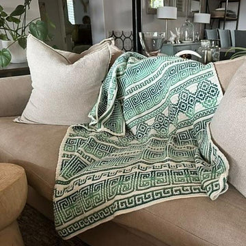 Kalimera Mosaic Crochet Blanket