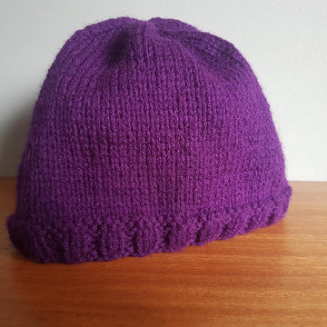 Knitted Fuchsia Tea Cosy