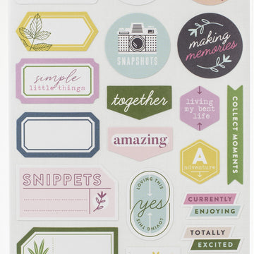Pinkfresh Studio PinkFresh Cardstock Stickers - Noteworthy