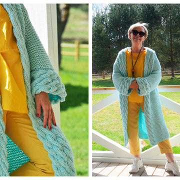 MINT CANDY CARDIGAN