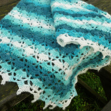 Triangle Batik Shawl