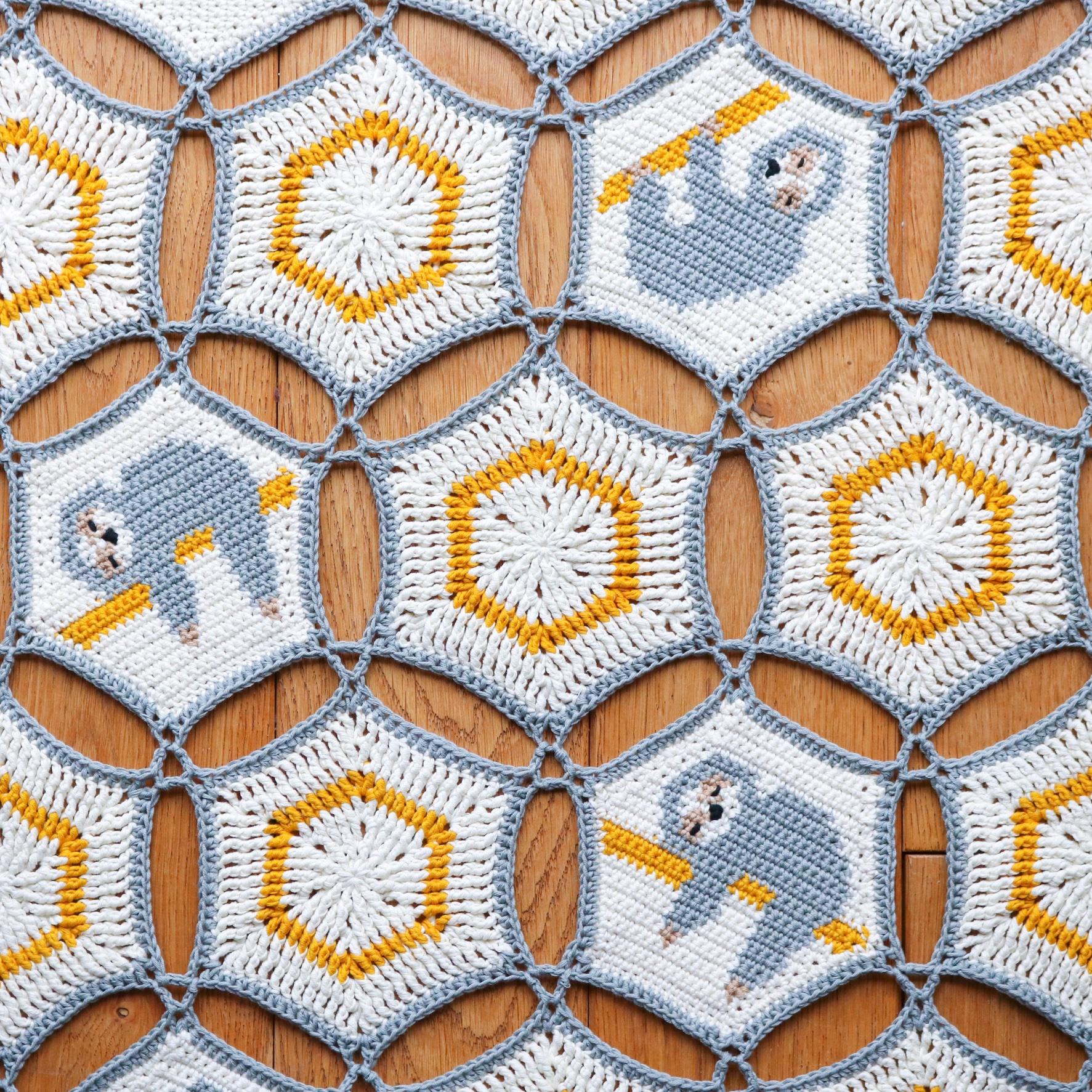 Sloth Afghan Blanket