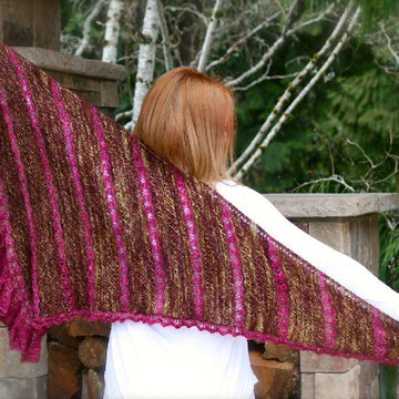 Sophie's Rose Shawlette