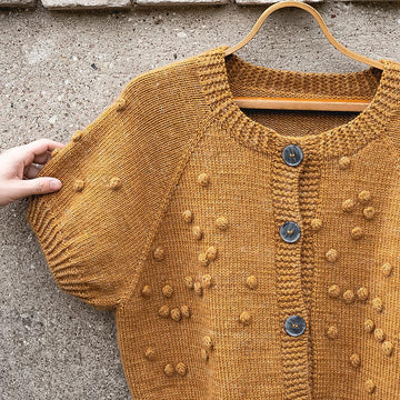 Make bobble cardigan