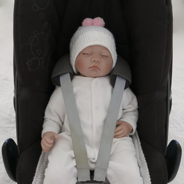 Ophelia Baby Car Seat Blanket & Hat