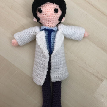 Green Monster amigurumi doll
