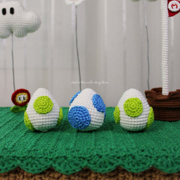Yoshi – Chibi Amigurumi Crochet Pattern PDF + Bonus Egg Pattern
