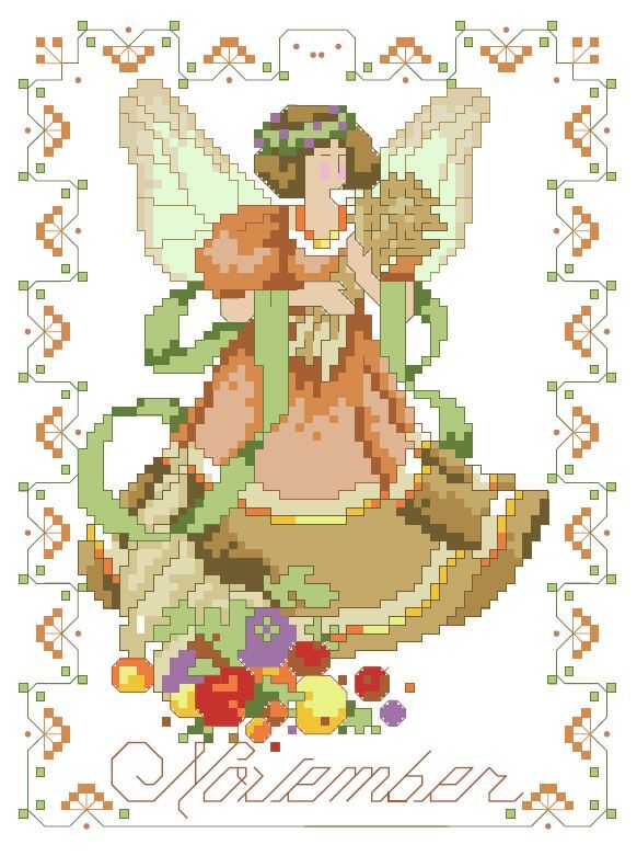 Birthday Faeries November - PDF