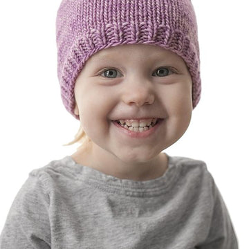 Easy Knit Flat Baby Hat
