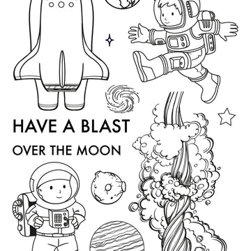 Uniquely Creative 4"X6" Clear Stamps 16/Pkg - Have A Blast