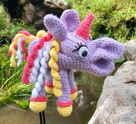 Unicorn Crochet Hand Puppet