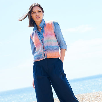 Round & V Neck Waistcoats in Stylecraft Chromatic - Downloadable PDF