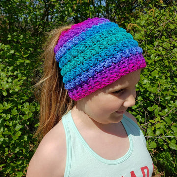 Permafrost Messy Bun Beanie