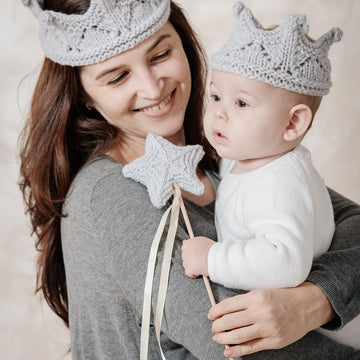Fairytale crown and magic wand