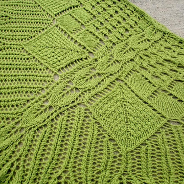 Darling Buds shoulder shawl