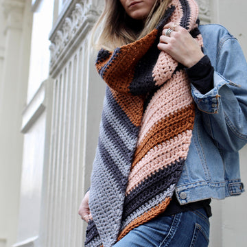 Skyline Bias Scarf