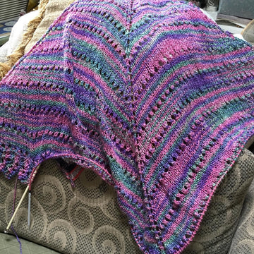 Suzi's Easy Triangle Lace Shawl