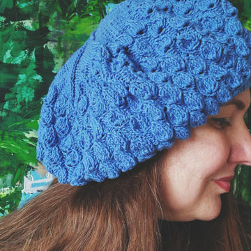 Petal Beret Knitting Pattern