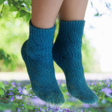 Lace socks. Knitting pattern