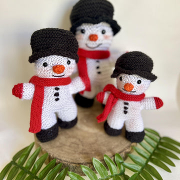 Snowman Knitting Pattern