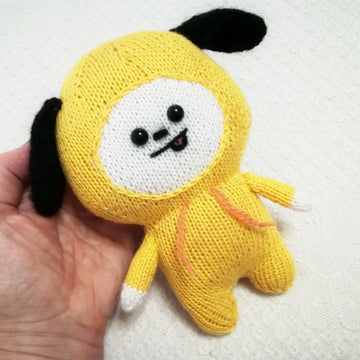 Original Knitting Patterns Knit a dog Chimmi toy