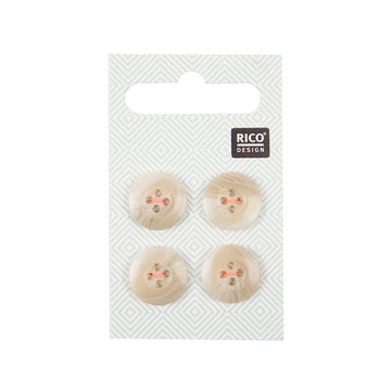 Rico Buttons Structured Beige