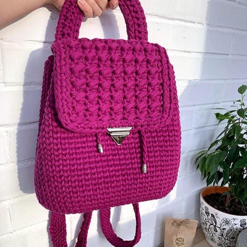 Crochet Backpack Pattern with Lining
