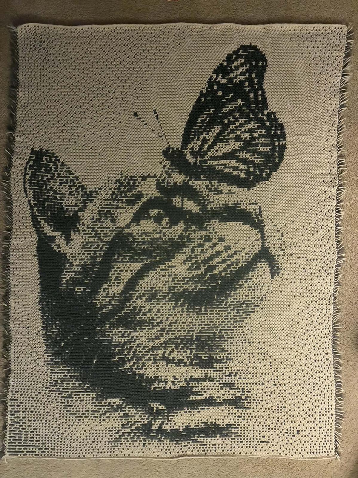 Overlay Mosaic "KITTY AND BUTTERFLY (smaller)"