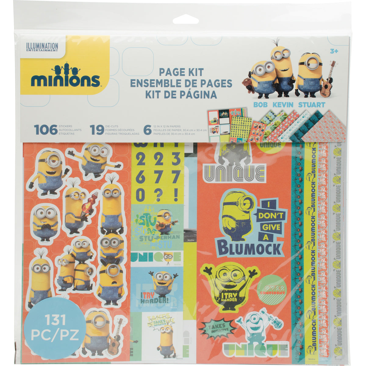 EK Success EK Minions Page Kit 12"X12" - 534147