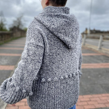 Marled Hoody Cardigan