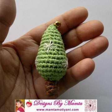 Crochet Christmas Tree Ornament Pattern Amigurumi Decorations
