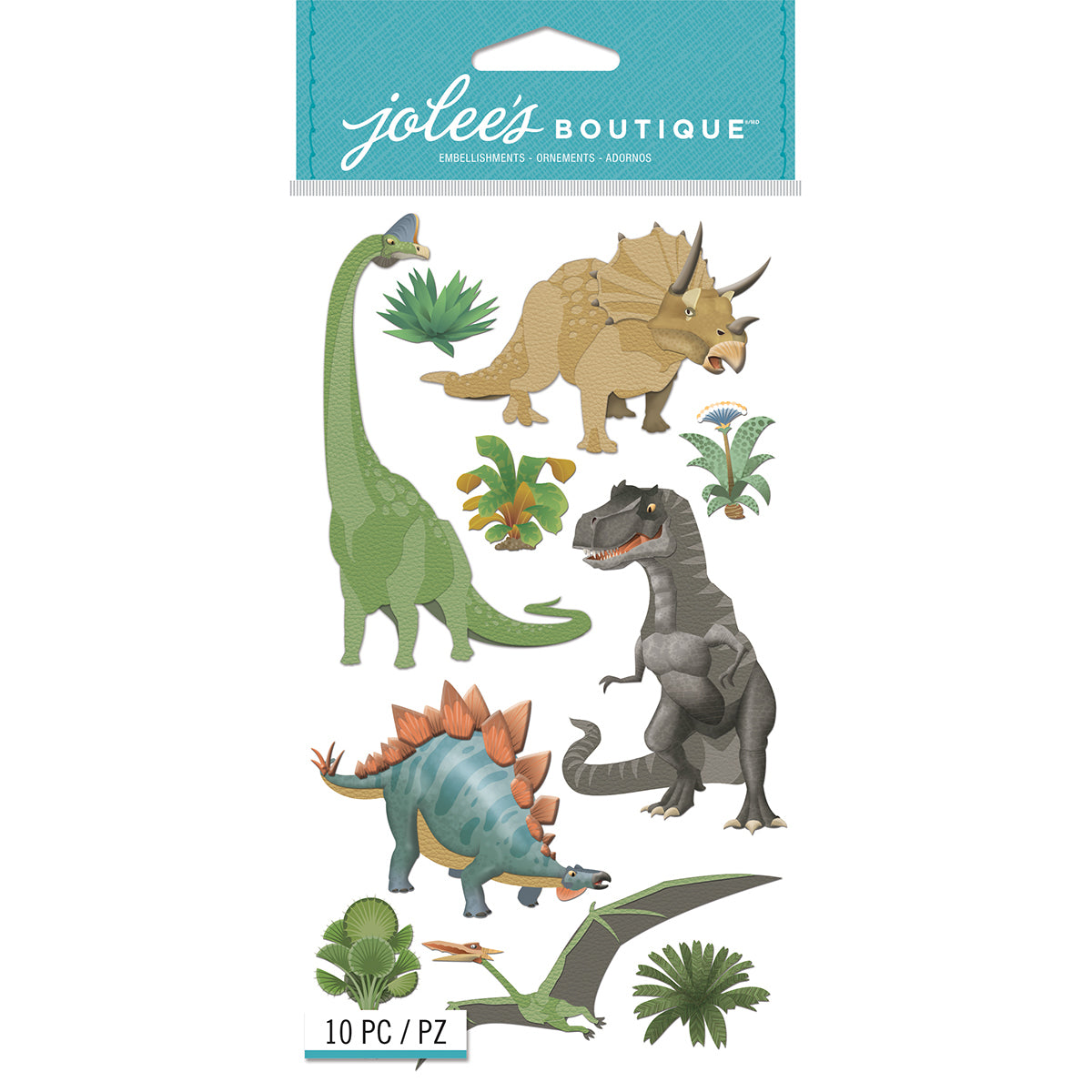 Jolee's Le Grande Dimensional Stickers - Dinosaurs