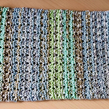 Ava Lace Infinity Scarf in King Cole Drifter DK
