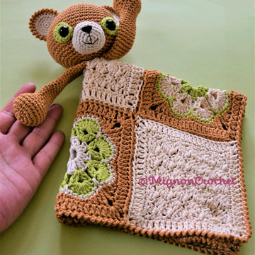 Bear Lovey blanket Oscar