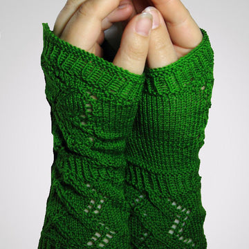 Taraxacum wrist warmers