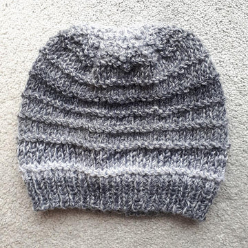 Charcoal Marble Hat