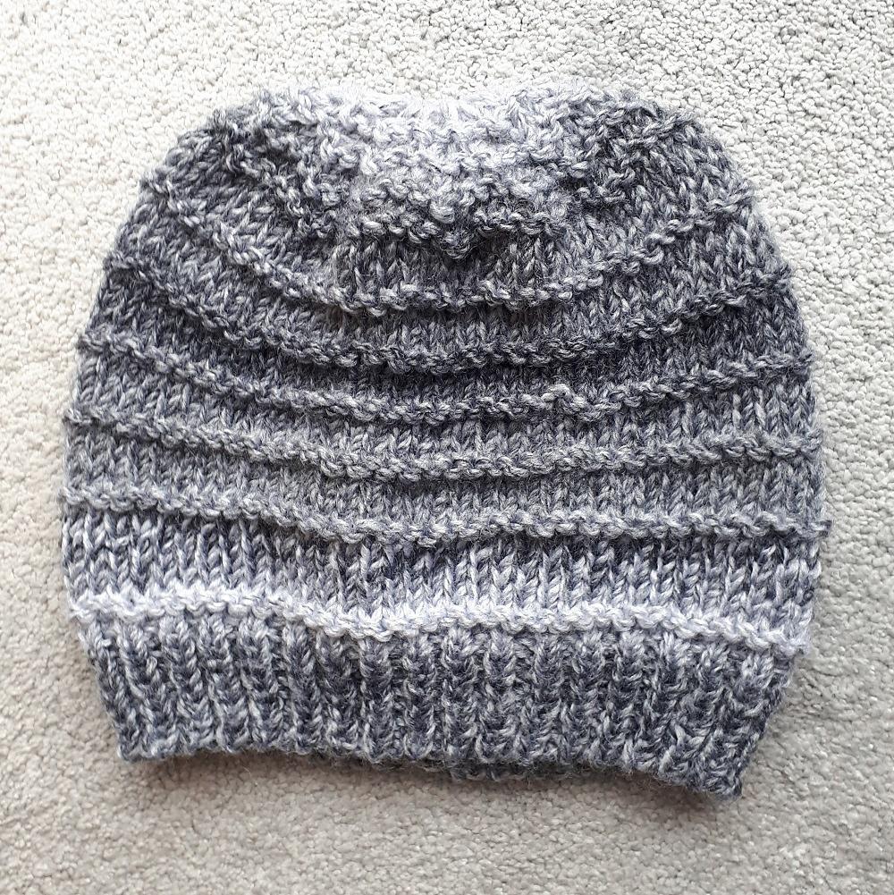 Charcoal Marble Hat