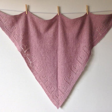 Alpaca Lace Hearts Shawl