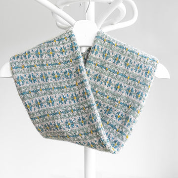 Lerwick Fair Isle Twisted Cowl