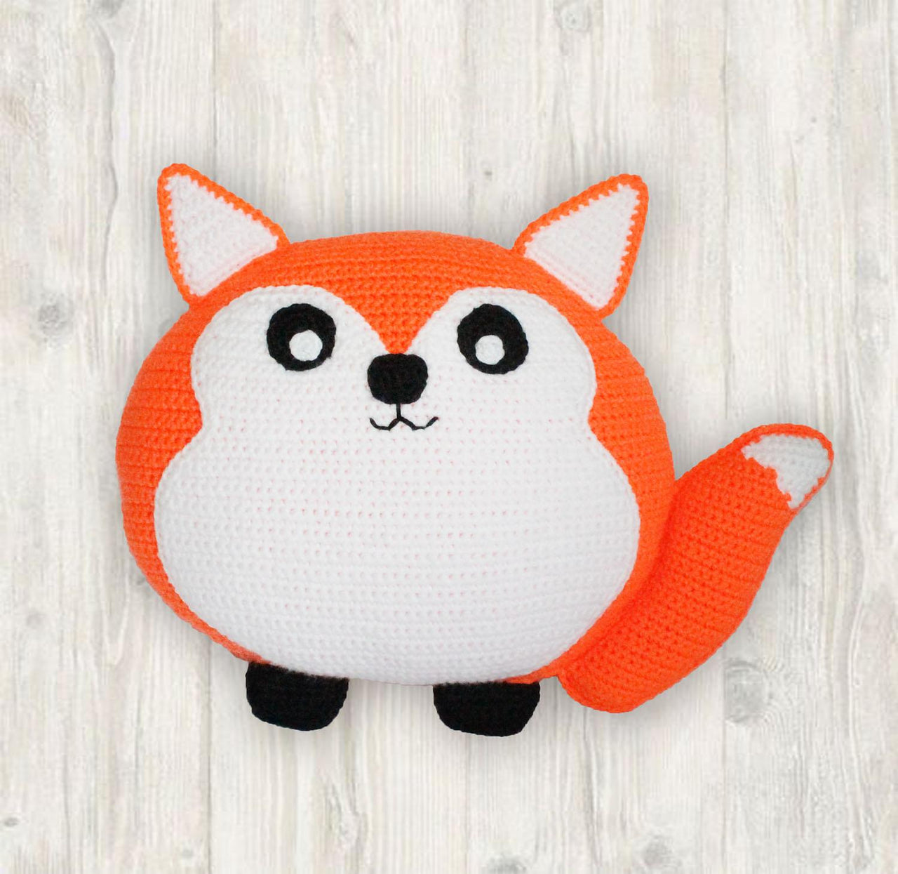Fox Cushion Baby Pillow Crochet Pattern