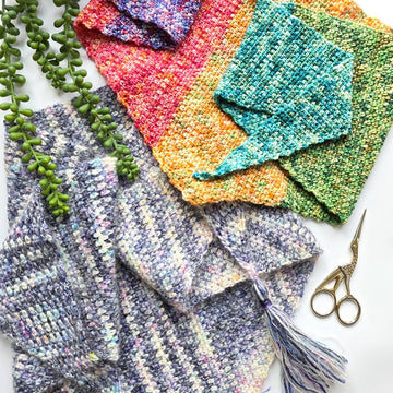 Magic Moss Stitch Scarf