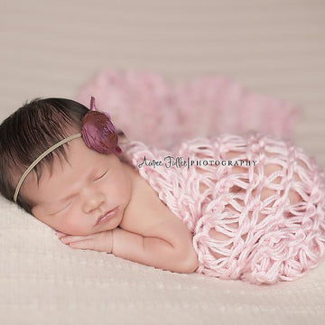 Knit Newborn Blanket, Newborn Wrap